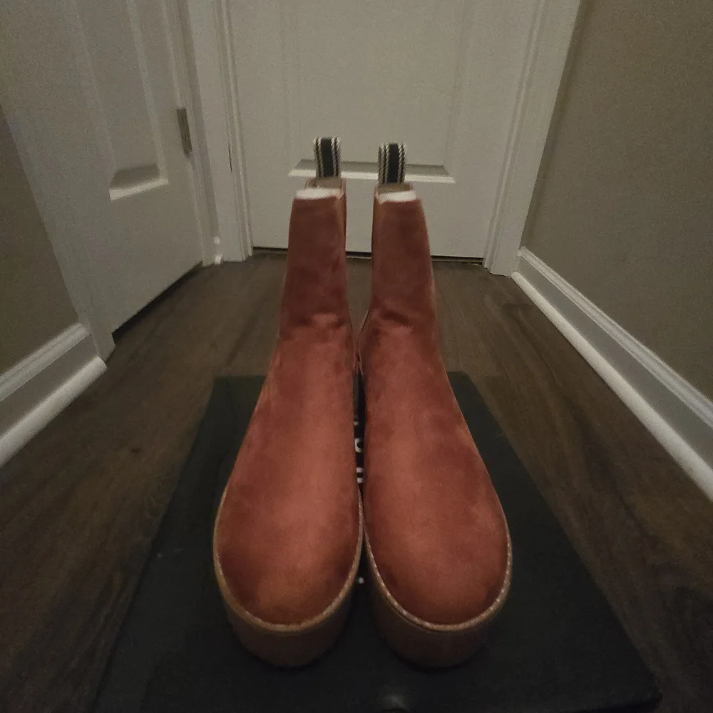 ShuShop Rust Platform Boots - Picture 2 of 6